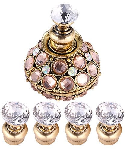 Samfox Nail Tip Stand, Magnetic Nail Tip Practice Stand Base Nail Art Display Manicure Tools(Gold)
