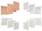 ArkMaster Heizkörperverkleidungen Lüftungsgitter Holz MDF/Buche, Heizkörperabdeckung weiß foliert (Damasco/Quadro 90x60cm) Heizungsverkleidung für alte Heizungen