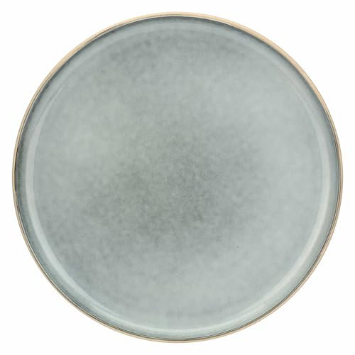 Thun Rose&Tulipani - Piatto Tondo Ceruleo in gres, diametro 31 cm, collezione Arpeggio