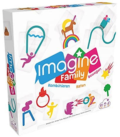 Asmodee | Cocktail Games | Imagine Family | Familienspiel | Kartenspiel | 3-8 Spieler | Ab 8+ Jahren | 30+ Minuten | Deutsch