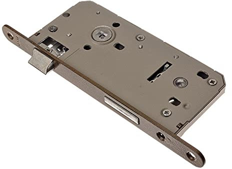 Zimmertürschloss Einsteckschloss Schloß WC DIN-Rechts/Links 90/50mm Z089