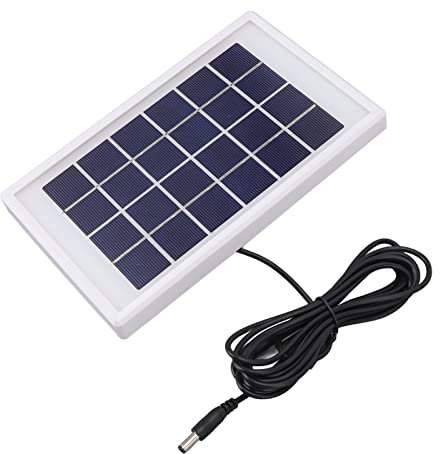 Mothinessto Panel Solar de 3W 6V, Kit de Panel Solar de Alta Estabilidad para Estaciones Espaciales