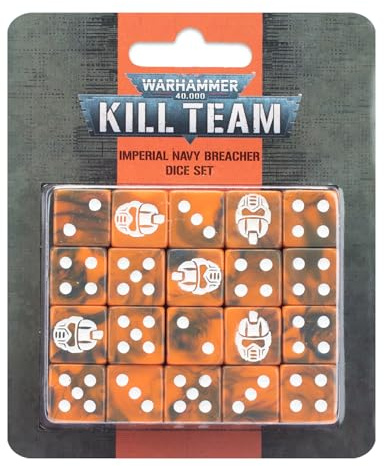 Games Workshop - Warhammer 40.000 - Kill Team: Imperial Navy Breachers Würfelset