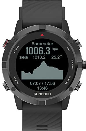 Orologio sportivo, GPS sportivo, fitness tracker da polso con cardiofrequenzimetro, impermeabile 100 m, per corsa, nuoto, arrampicata
