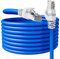 Cable Ethernet 20 Metros Cat6 Blindado Cable de Red 20m, 1000Mbps 550MHz Alta Velocidad RJ45 Cable Internet, FTP Anti-interferencia Gigabit Cable LAN Exterior Impermeables para Rúter Módem Switch