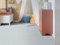PVC Bodenbelag Vinylboden in blau weissem Mosaik, Zuschnitt (2m breit, 3m lang)