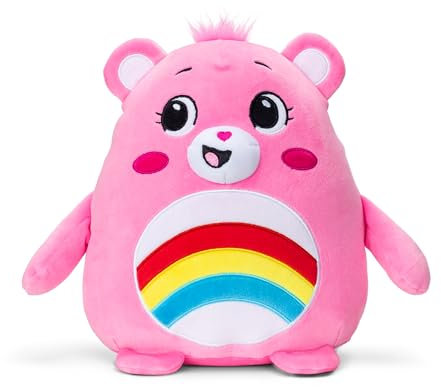 Care Bears Basic Fun Cheer Bear 25 cm Squishies – Weiches Sammelplüschtier, Niedlicher Kuschelbär für Kinder & Fans, Sensorisches Squishy Spielzeug für Jungen & Mädchen ab 4 Jahren