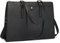 BOLOSTA Laptop Tote Bag for Women, 15.6 inch Leather Laptop Briefcase Handbag, Large Computer Work Business Shoulder Bag, Ideal for Travel/Daily Use