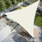 SUNNY GUARD Toldo Vela de Sombra Impermeable 4x4x4m Triangular a Prueba de Viento protección UV para Patio,Jardín, Exteriores, Terraza, Color Crema