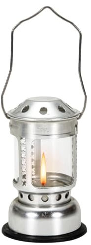 Campinglaterne – Kerzenhalter Nachtlampe | - und rostbeständige Teelicht-Kerzenlaterne | Tragbare Kerzenlaterne aus Glas zum Aufhängen | Teelichthalter, dekorative Laterne für den Hausgarten