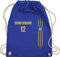 Turnbeutel Rucksack - 2024 Fussball EM Fanartikel - Deutschland Name und Nummer - Unisize - Royalblau - deutschland-fanartikel fußball germany beutel wm 24 deutsch sportbeutel fußball. deutsche