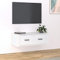 Générique Meuble TV Suspendu Blanc 80x36x25 cm Bois d'ingénierie,Meubles,Meubles TV,Blanc,36.82 LB,816832