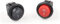 Interruptor Juego de 5 piezas KCD1-105 de diámetro pequeño interruptor basculante redondo en forma de barco mini interruptor basculante redondo negro de 2 pines