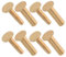 Amosfun 4 Paar Küchenmessergriff Nieten Werkzeuge Nieten Für Metall Edelstahl Pop Nieten DIY Messergriff Zubehör DIY Nieten Für Messergriff Nieten Für Handwerk Kupfer Goldfarben
