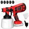 Cordless Paint Sprayer for 21V Battery, Paint Sprayer with 1000ML Container, Fence Paint Sprayer Gun with 5 Nozzles and 3 Patterns for Fencing, DIY Painting(Tool Only, No Battery, No Charger)