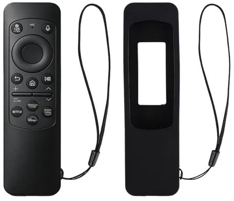 Funda de Mando para Samsung Smart TV, Funda para el Mando a Distancia Samsung BN59-01432A/BN59-01432J/BN59-TM2360E, Resistente al Agua y a la Corrosión, Tacto Cómodo-Negro