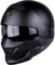 Scorpion Exo-Combat Motorrad-Helm, matt, Schwarz, XS