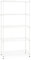 Shopfitting Warehouse White Wire Shelving Unit - 5 Shelves, H1500 x W750 x D350 mm