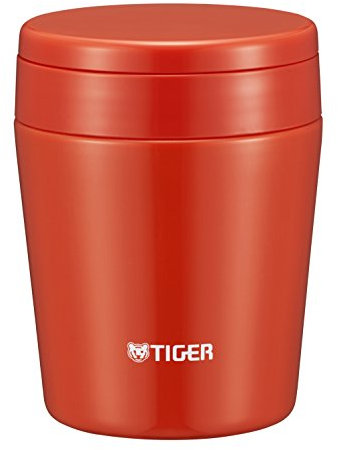 Tiger thermos vacuum insulation soup jar 300ml warm lunch box wide-mouth round-bottom Chirireddo MCL-B030-RC