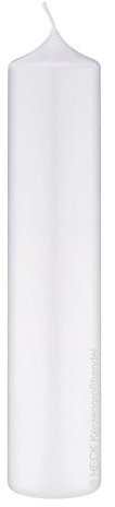Kaminkerzen Weiß, Zylindrisch, Unparfümiert, 500 x 80 mm