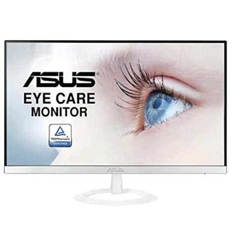 ASUS VZ249HE-W 24 (23.8) Monitor, FHD, 1920 x 1080, IPS, Design Ultra-Slim, HDMI, D-Sub, Flicker Free, Filtro Luce Blu, Certificazione TUV, White