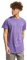 Urban Classics Men's Shaped Long T-Shirt, Purple (Ultraviolet), Large (Manufacturer Size: L)