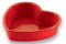 Stampo per torte – Cuore – 100% silicone – 11,5 cm x 12 cm – 3,5 cm di altezza