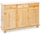 PKline Sideboard Abill teilmassiv Kommode Highboard Schubladen Schrank Anrichte Natur