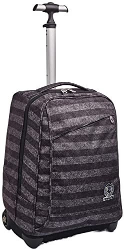 TROLLEY INVICTA STRIPES, 2 in 1, Schulranzen mit Rollen, Rucksack mit Trolleyfunktion für Kinder, ab 1. Klasse, für Schule, Reisen, Mädchen&Jungen, mehrfarbig