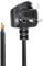 EXTRASTAR 13A Fused Power Cable, Unterminated Bare Raw Ends Mains Power Lead, 1.5 Metre UK Plug Power Cord - Black