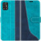 Mulbess für Samsung Galaxy A51 4G Hülle, Handyülle Leder mit Kartenfach, Klapphülle mit Magnetverschluss, Flip Case Etui Handytasche Schutzhülle, Stilvoll Mint Blau