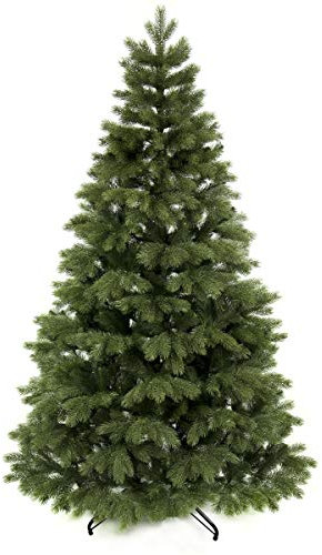 DWA - Árbol de Navidad en caja de lujo tradicional, verde bosque (pino del Himalaya, 180 cm)
