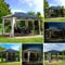 BRAST® Alu Pavillon Summerdream | viele Modelle & Farben | Größen 3x3m 3x4m | Moskitonetz | TÜV geprüft | wasserdicht | UV-Schutz | festes Dach | 3x4m Beige