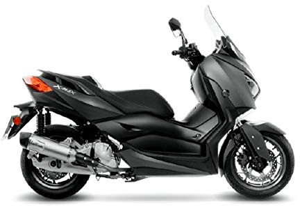 Pot d'échappement moto Leo Vinci complet avec silencieux pour Yamaha X-Max 125 Iron Max 2017 à 2019