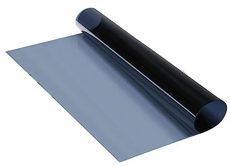 Foliatec FO16600 Solarfolie, zugelassen, Midnight Reflex-Licht, UV/Heat Protection, Film, 76 x 300 cm, Schwarz