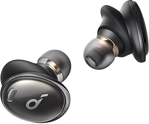 Soundcore by Anker Liberty 3 Pro Active Noise Cancelling Earbuds, True Wireless Earbuds with ACAA 2.0 Dual Drivers, Fusion Comfort, Hi-Res Audio Wireless, Multipoint Connection - Black (Renewed)