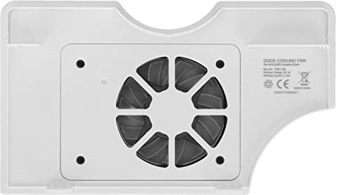 Annadue Ventilador de Refrigeración para Nintendo Switch OLED, Consola de Juegos, Radiador, Iluminación Colorida con Cable de Carga, Ventilador para Switch OLED Dock