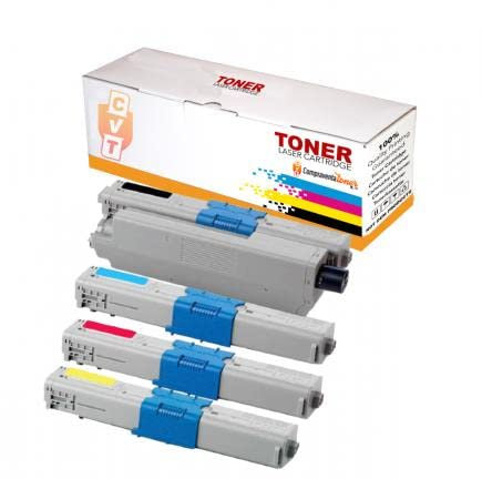 CVT - Compatible Pack 4 Toner Oki C332 / MC363 - 46508709 / 46508710 / 46508711 / 46508712