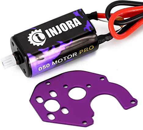 INJORA RC 050 Pro 50T Motor Hohes Moment Mit Metall Halterung für 1:24 RC Crawler Axial SCX24 AX24 Gladiator Bronco C10 JLU Deadbolt Upgrade