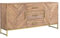 HOMELIV. Module Sideboard in Akazie Natur/Gold, 180x39x80 cm, mit viel Stauraum, das Highlight in Ihrem Wohnbereich
