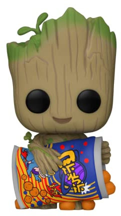 Funko Pop! Marvel: Guardians Of The Galaxy - Groot - 1/6 de Probabilidades de Obtener la Rara Variante Chaseeese Puffs - Groot Shorts - Figura de Vinilo Coleccionable - Idea de Regalo - TV Fans