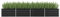 WIFESE Garten-Hochbeet Anthrazit 320x80x45 cm Verzinkter Stahl Hochbeet Metall Hochbeete für Garten Pflanzenbett Kräuterbett Blumenkiste Dekorieren Eingang Balkon Terrasse Garten Stilvoll Langlebig