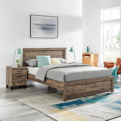 happybeds Static Bed, Rodley Oak Wooden Bed, Double, King Size (King (U.K. Standard))
