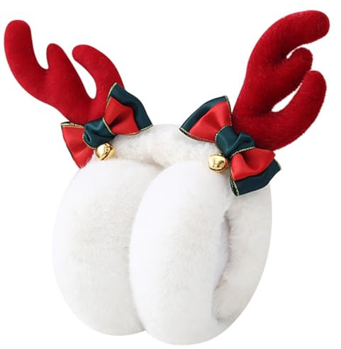 Xiuyer Cache Oreille Enfant, Cache Oreilles Ear Muffs Cache-Oreille Couvre Oreilles Cache-Oreilles Fille Hiver En Plein Air Couvre-Oreilles Pour Hommes Femmes Filles,Cache Oreille Fille (Blanc)