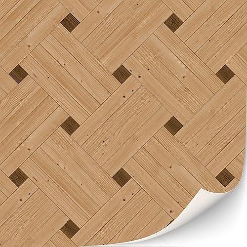 3 Sheets Self-Adhesive Flooring for Dollhouses Scale 1:12 (Parquet Pattern 1 Tilted)