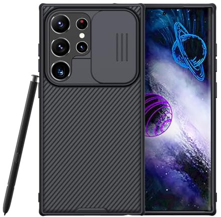 Nillkin CamShield Pro Case for Galaxy S24 Ultra 5G, [Camera Protection] with Slide Camera Cover, Slim Stylish Protective Case for Samsung Galaxy S24 Ultra 6.8 (Black)