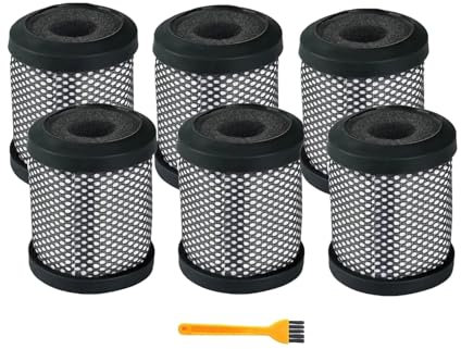 Elemento filtrante, compatibile con filtro di scarico Hoover T116 35602170 Accessorio di ricambio for aspirapolvere serie H-Free 100 (Size : Set 4-6 pcs)