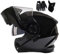 Motorrad-Klapphelm,Modularer Motorradhelm Mit HD-Doppelvisier,DOT/ECE-Zugelassener Motorrad-Integralhelm Roller Moped Helm Für Männer Und Frauen Q,XL=61-62cm