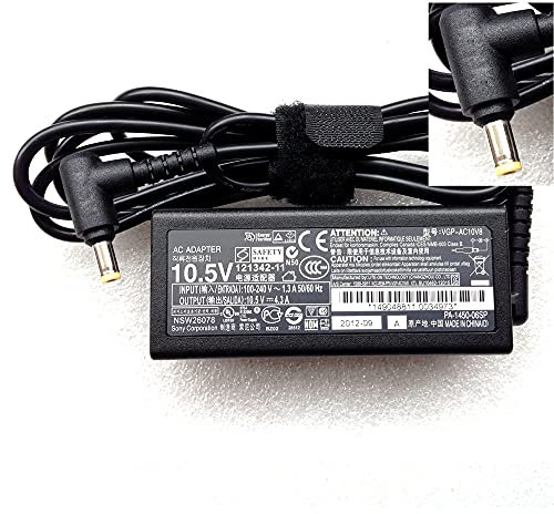 10,5 V 4,3 A AC/DC Adaptador compatible con Sony Duo 11 SVD11215CLB Ultrabook
