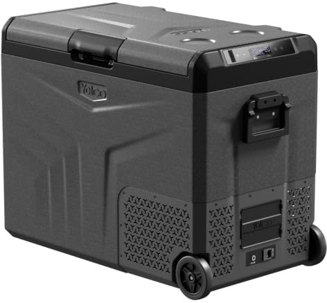 Yolco TCX60 Kompressor Kühlbox 50-60L - Dual Zone 12/24V & 100-240V | Auto Kühschrank mit Bluetooth - ideal für Camping Wohnmobil LKW und Boot